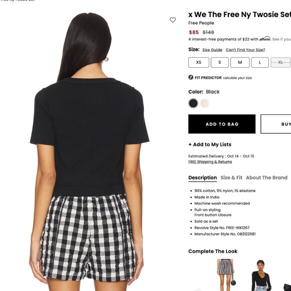 x We The Free Ny Twosie Set - Picture 2 of 5